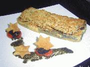 PASTEL DE BERENJENAS QUESO AZUL Y JAMON